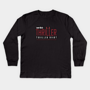 THRILLER Kids Long Sleeve T-Shirt